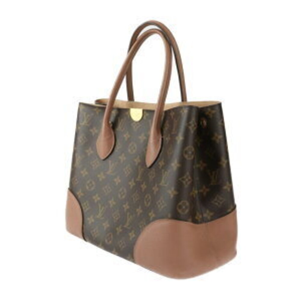 Louis Vuitton Pink Handbag Flandrin Pink Leather Rose de Monogram Tote Bois